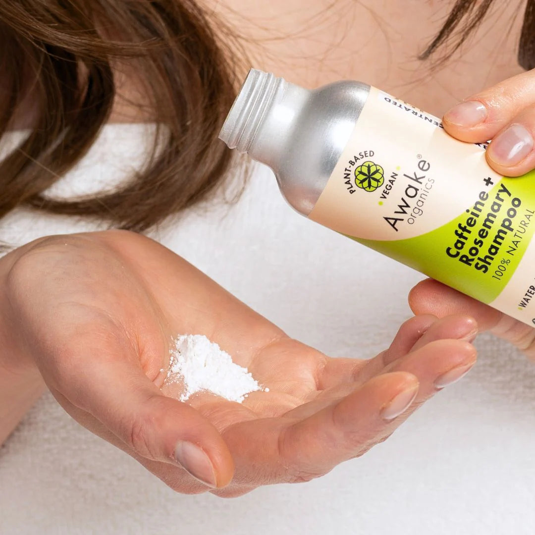 Natural Shampoo Powder: Caffeine + Rosemary