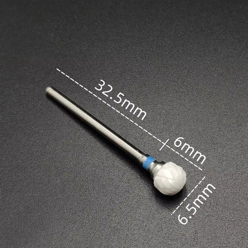 Ceramic Carbide Nail Drill Bit Rotate Burr Milling Nail Cutter Bits Electric Drill Machine for Manicure Pedicure Tools