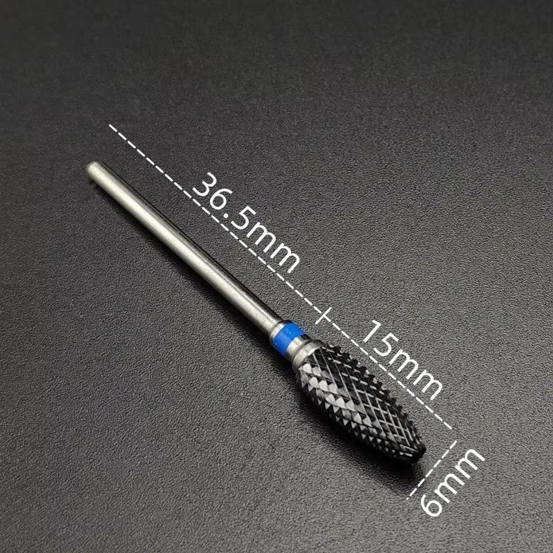 Ceramic Carbide Nail Drill Bit Rotate Burr Milling Nail Cutter Bits Electric Drill Machine for Manicure Pedicure Tools