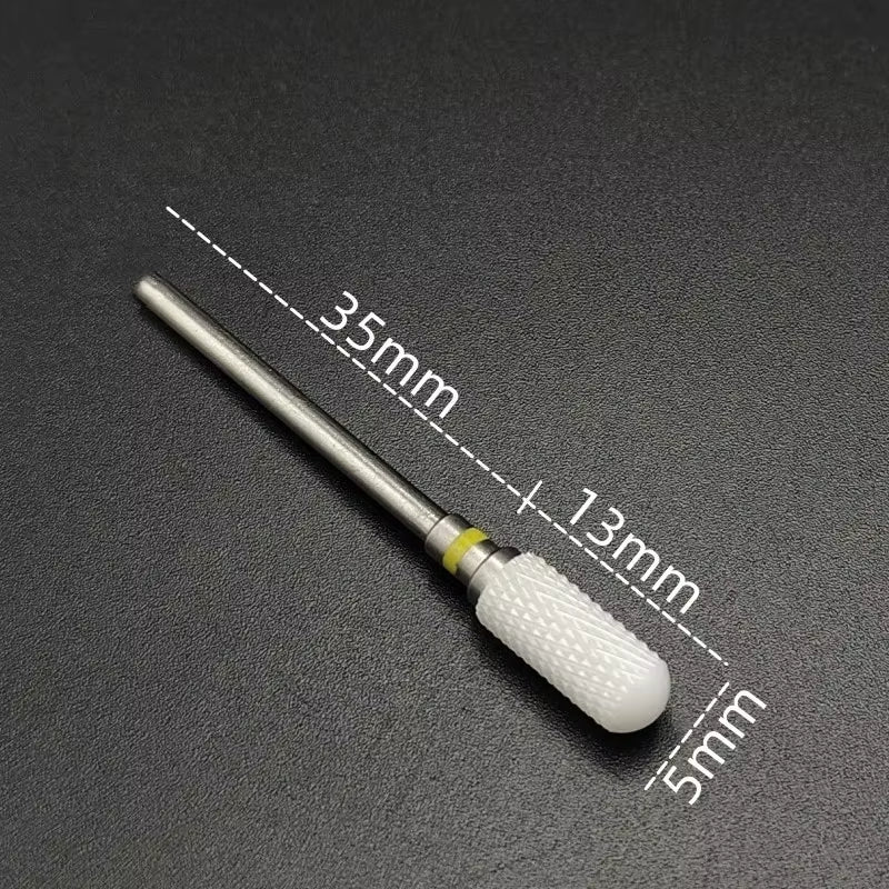 Ceramic Carbide Nail Drill Bit Rotate Burr Milling Nail Cutter Bits Electric Drill Machine for Manicure Pedicure Tools
