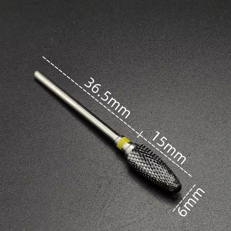 Ceramic Carbide Nail Drill Bit Rotate Burr Milling Nail Cutter Bits Electric Drill Machine for Manicure Pedicure Tools