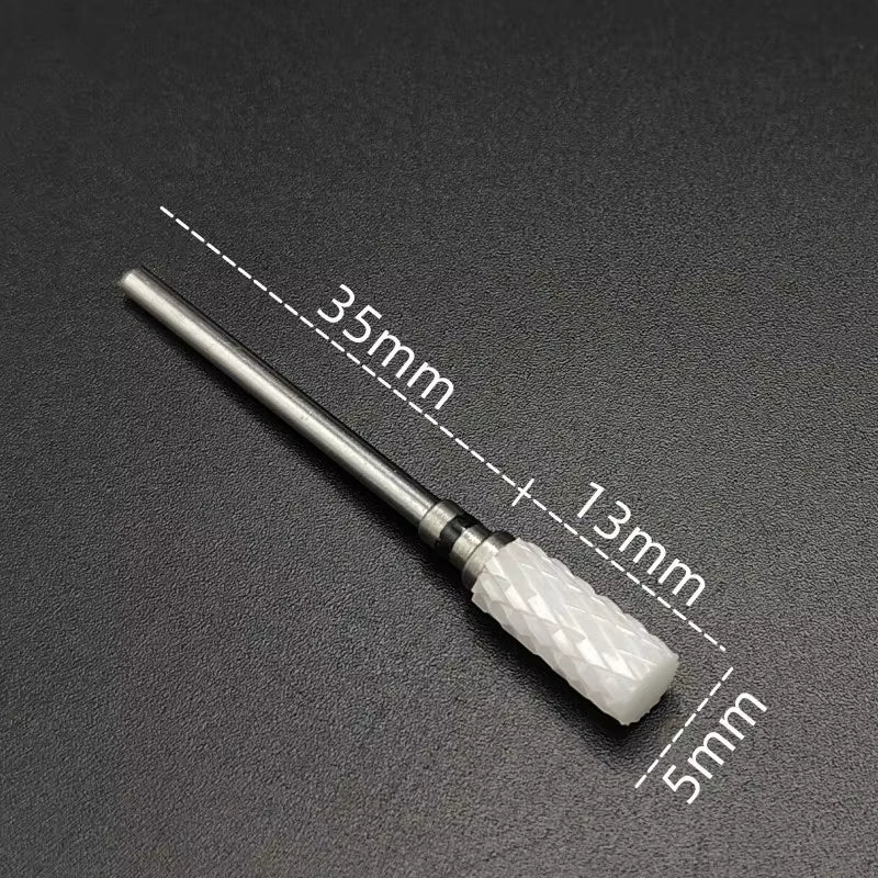 Ceramic Carbide Nail Drill Bit Rotate Burr Milling Nail Cutter Bits Electric Drill Machine for Manicure Pedicure Tools