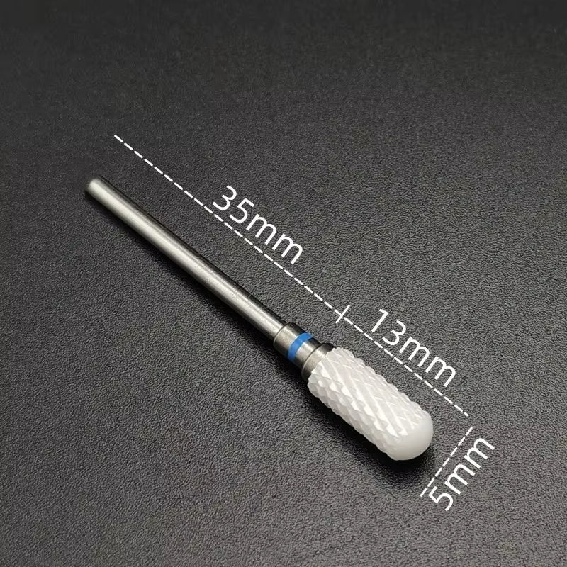 Ceramic Carbide Nail Drill Bit Rotate Burr Milling Nail Cutter Bits Electric Drill Machine for Manicure Pedicure Tools