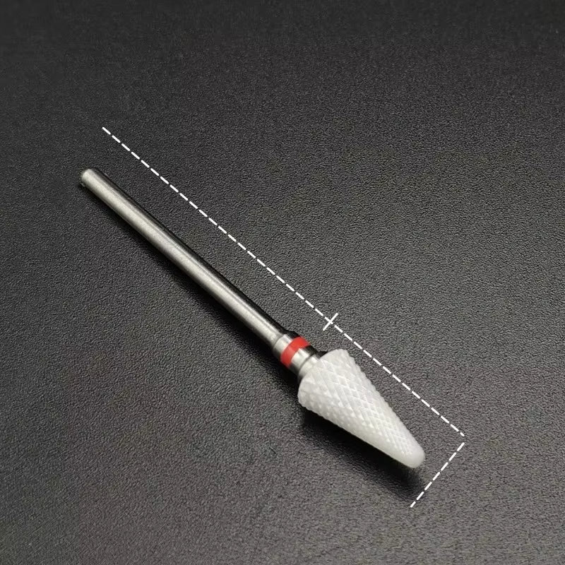 Ceramic Carbide Nail Drill Bit Rotate Burr Milling Nail Cutter Bits Electric Drill Machine for Manicure Pedicure Tools