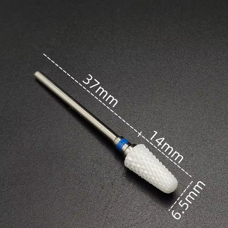 Ceramic Carbide Nail Drill Bit Rotate Burr Milling Nail Cutter Bits Electric Drill Machine for Manicure Pedicure Tools