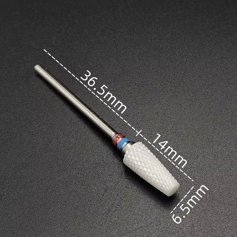 Ceramic Carbide Nail Drill Bit Rotate Burr Milling Nail Cutter Bits Electric Drill Machine for Manicure Pedicure Tools